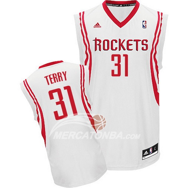 Maglia NBA Terry Houston Rockets Blanco